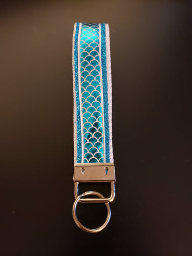 Turquoise Mermaid Key Fob